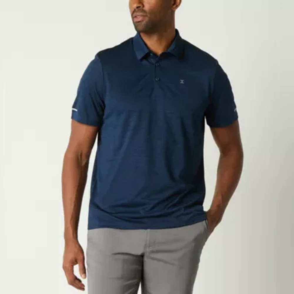 Xersion Mens Regular Fit Dri-Fit Short Sleeve Polo Shirt