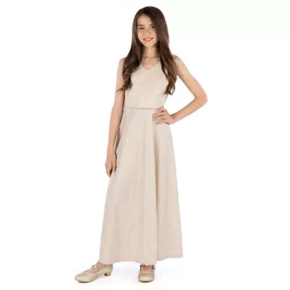 Speechless Big Kid Girls Embellished Sleeveless Party Dress