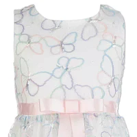 Speechless Little Girls Sleeveless Flower Girl Fit + Flare Dress