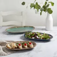 Gallery 3pc Tuscon Stoneware Serving Platter