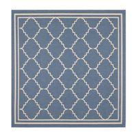 Safavieh Courtyard Collection Skin Geometric Indoor/Outdoor Square Area Rug