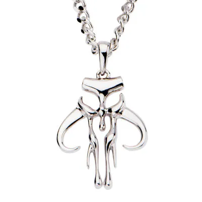 Mens Sterling Silver 24 Inch Pendant Necklace