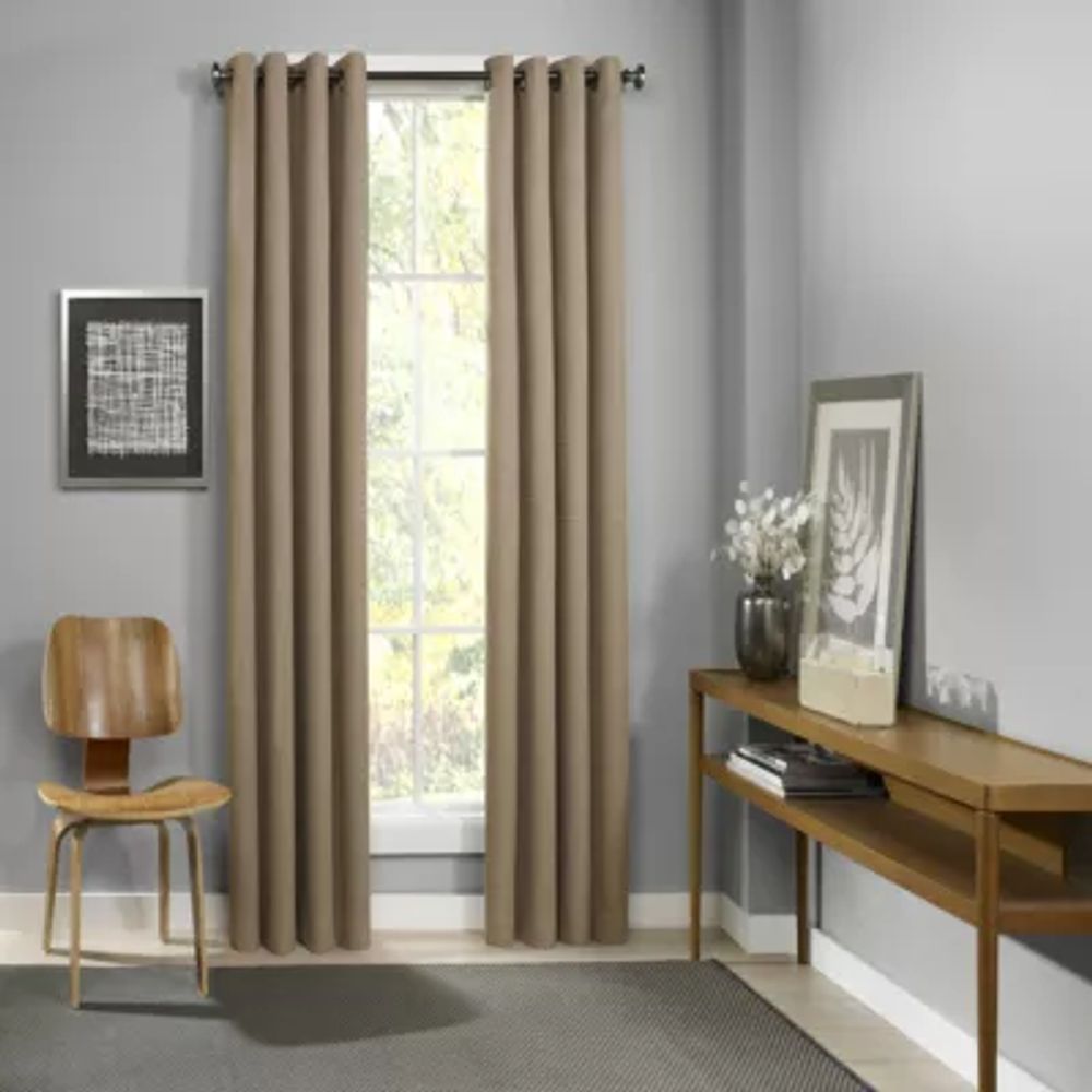 Eclipse Palisade Grommet Top Blackout Single Curtain Panel