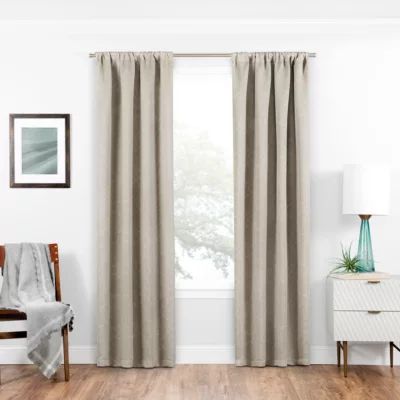 Eclipse Isanti Rod Pocket Energy Saving Blackout Single Curtain Panel