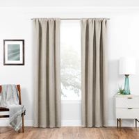 Eclipse Isanti Rod Pocket Energy Saving Blackout Single Curtain Panel