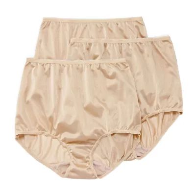 Underscore Nylon 3 Pack Brief Panty 306455