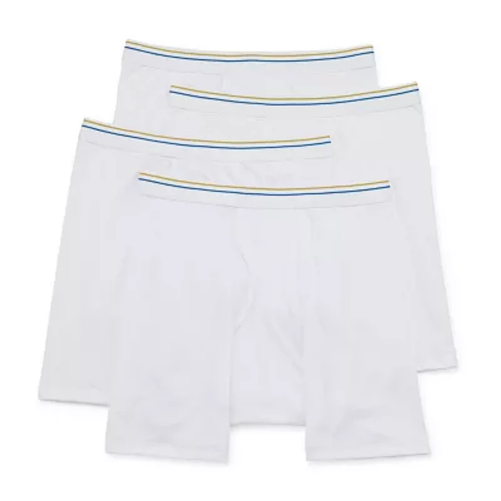Stafford Dry + Cool Mens Big and Tall 4 Pack Boxer Briefs 302869