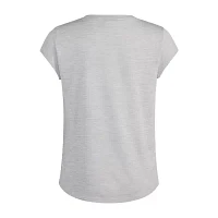 adidas Performance Big Kid Girls Crew Neck Short Sleeve Slim Fit Graphic T-Shirt