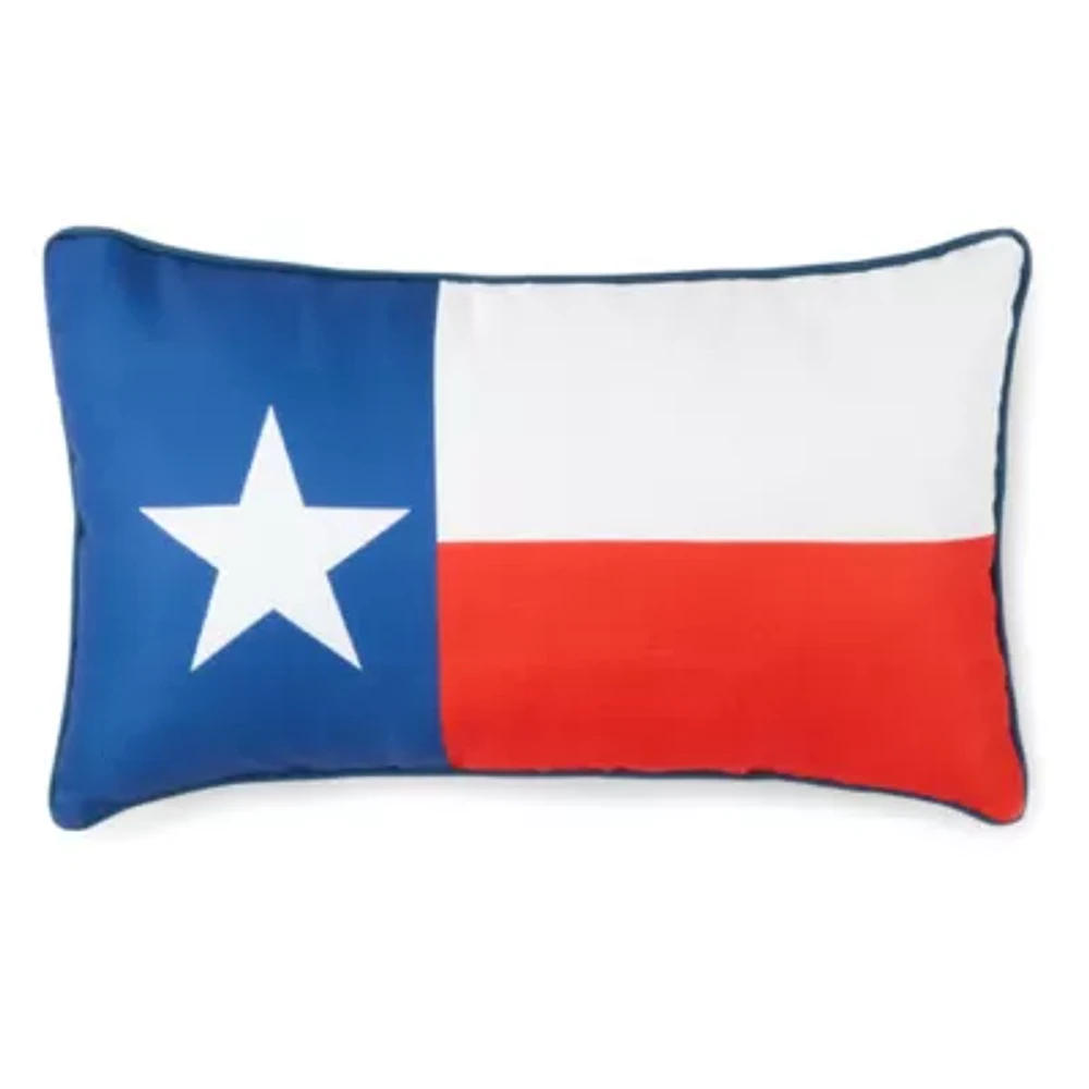 Texas Lone Star Lumbar Pillow