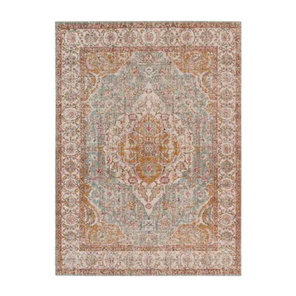 Eternal 5 Bordered Indoor Rectangular Accent Rug