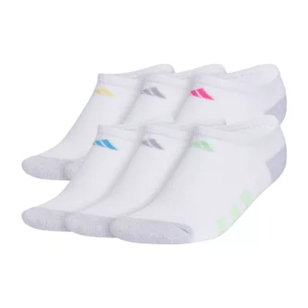 adidas Little & Big Kid Girls 6 Pair No Show Socks