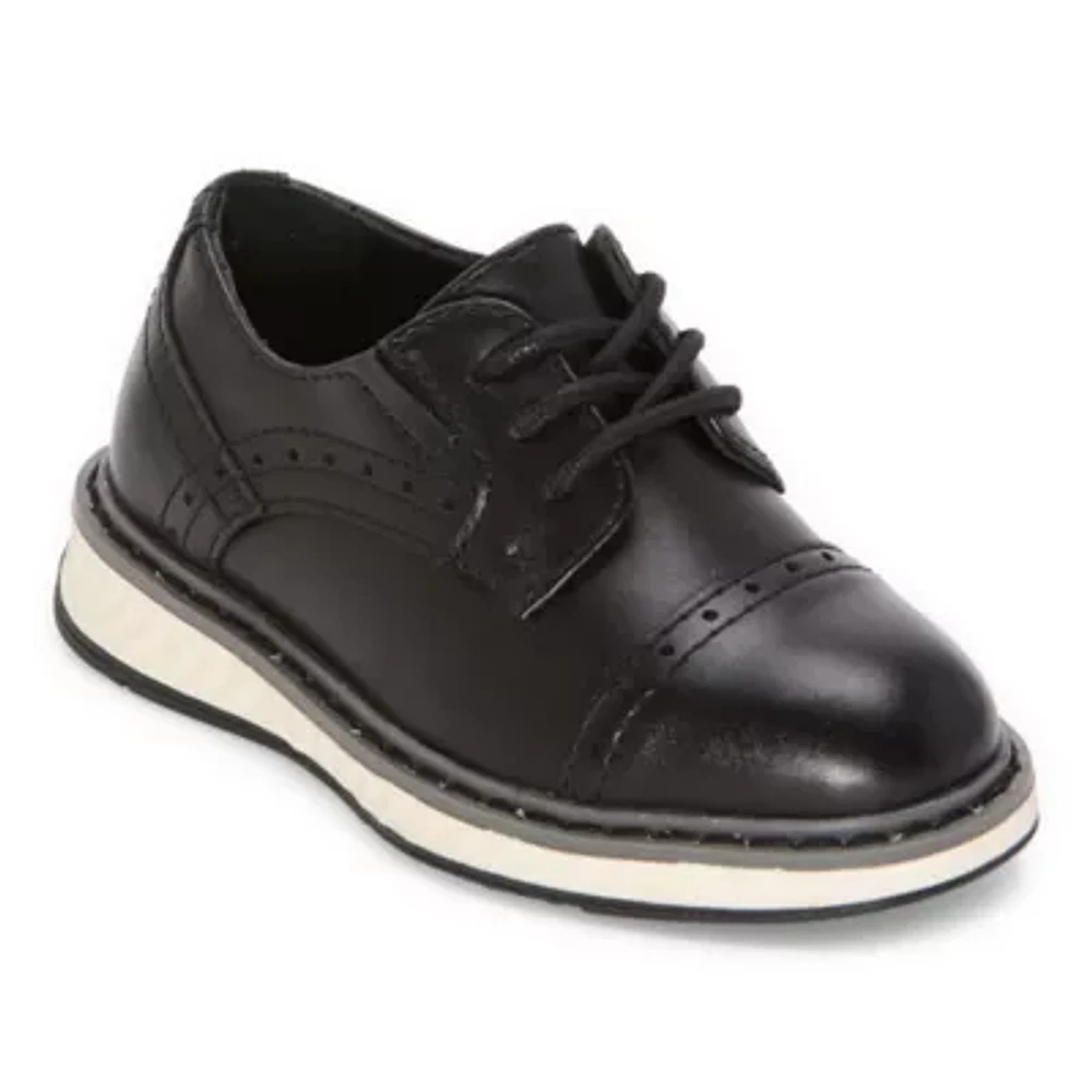 Stafford Lil Cooper Toddler Boys Cap Closed Toe Oxford Shoes