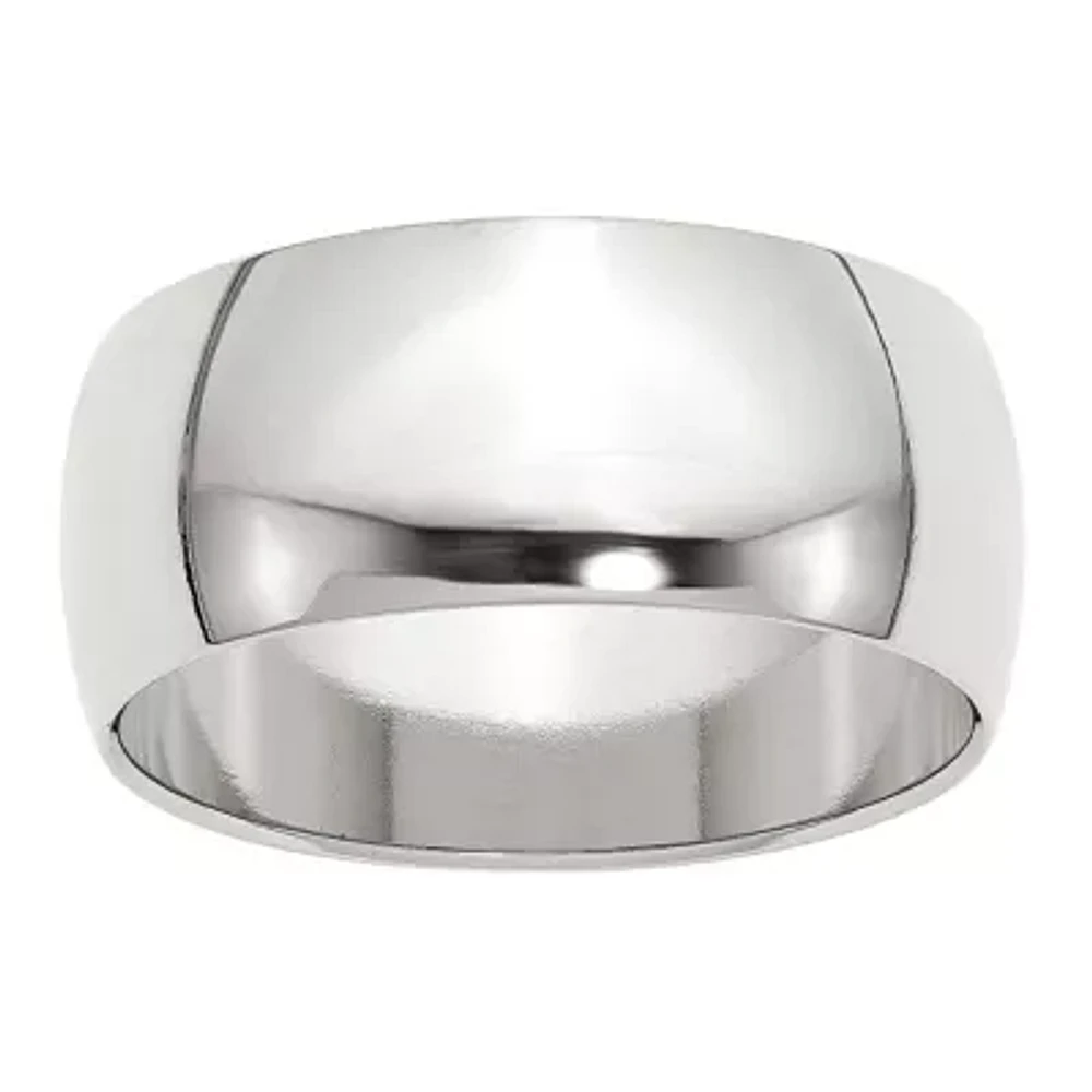 Womens 9M Sterling Silver Wedding Band