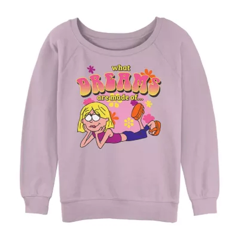 Lizzie Mcguire What Dreams Are Made Of Sweatshirt Womens Crew Neck Short Sleeve Juniors