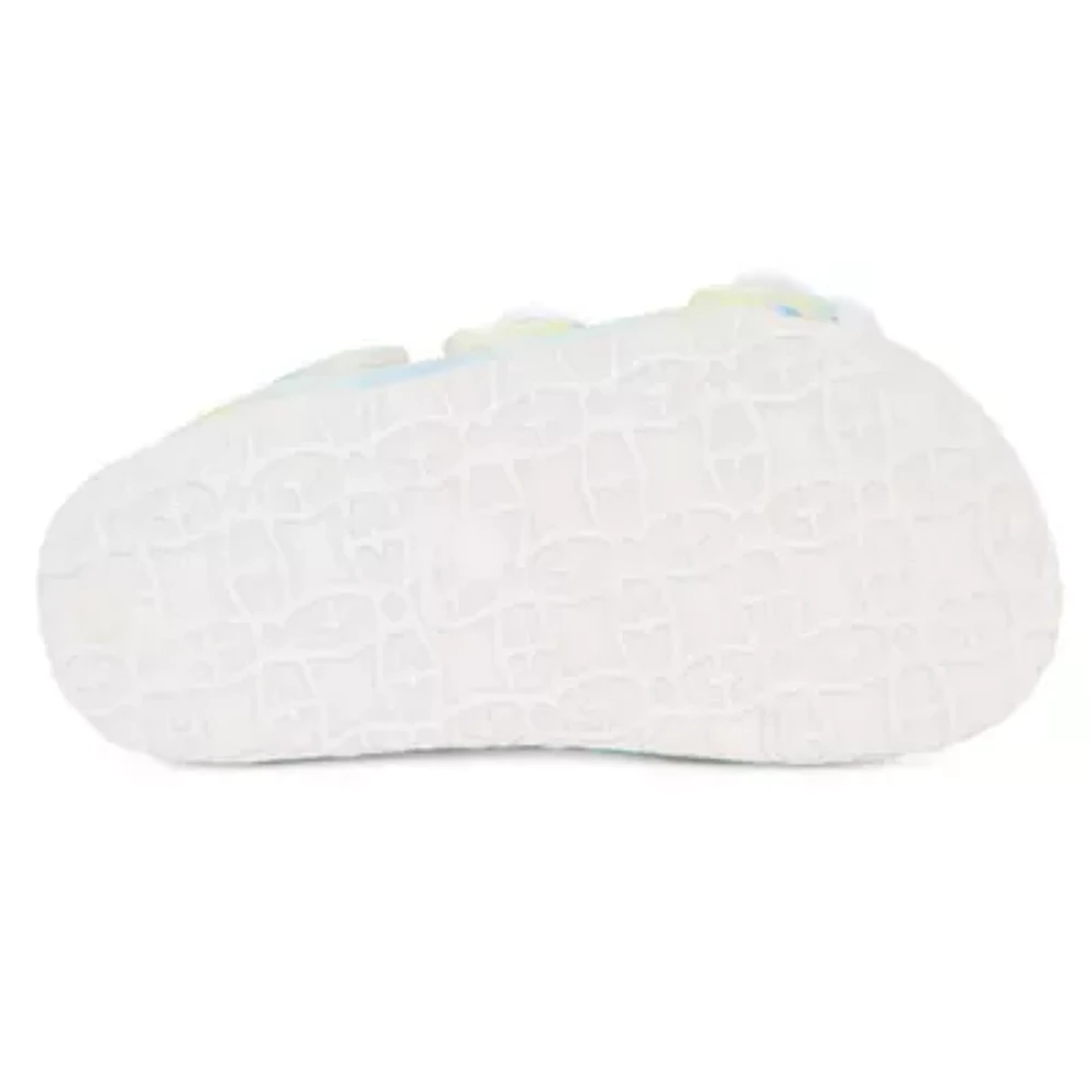 Okie Dokie Tie Dye Toddler Girls Slide Sandals