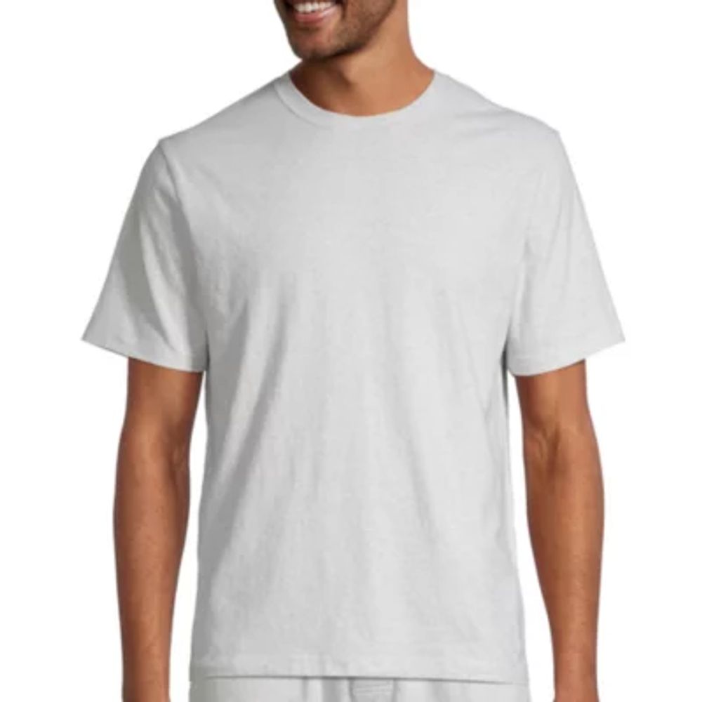 Stafford Super Soft Mens Crew Neck Short Sleeve Pajama Top