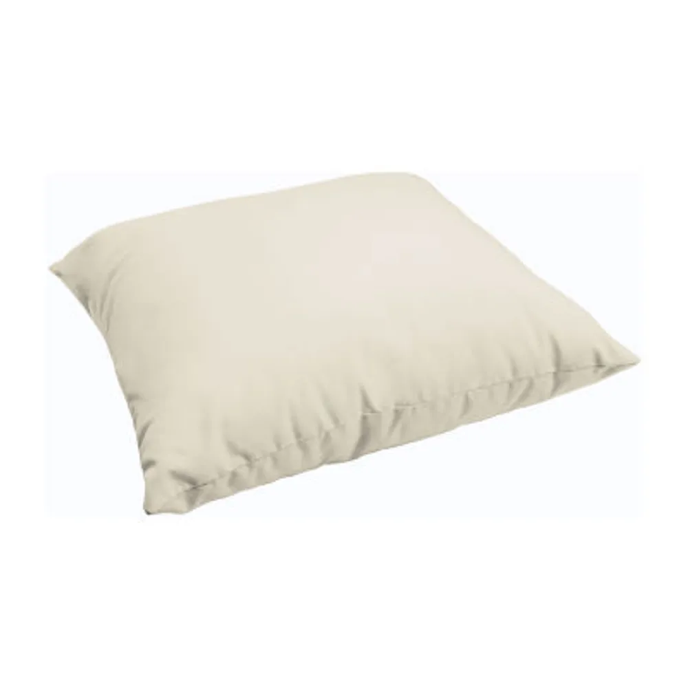 Mozaic Company 26''X26'' Floor Knife Edge Square Outdoor Pillow - Natural