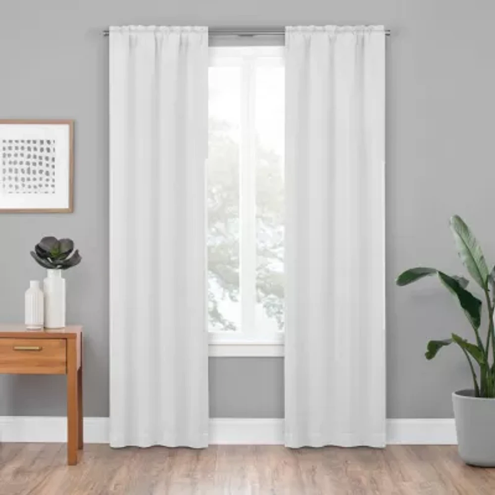 Eclipse Thermaliner Rod Pocket Blackout Set of 2 Curtain Panel