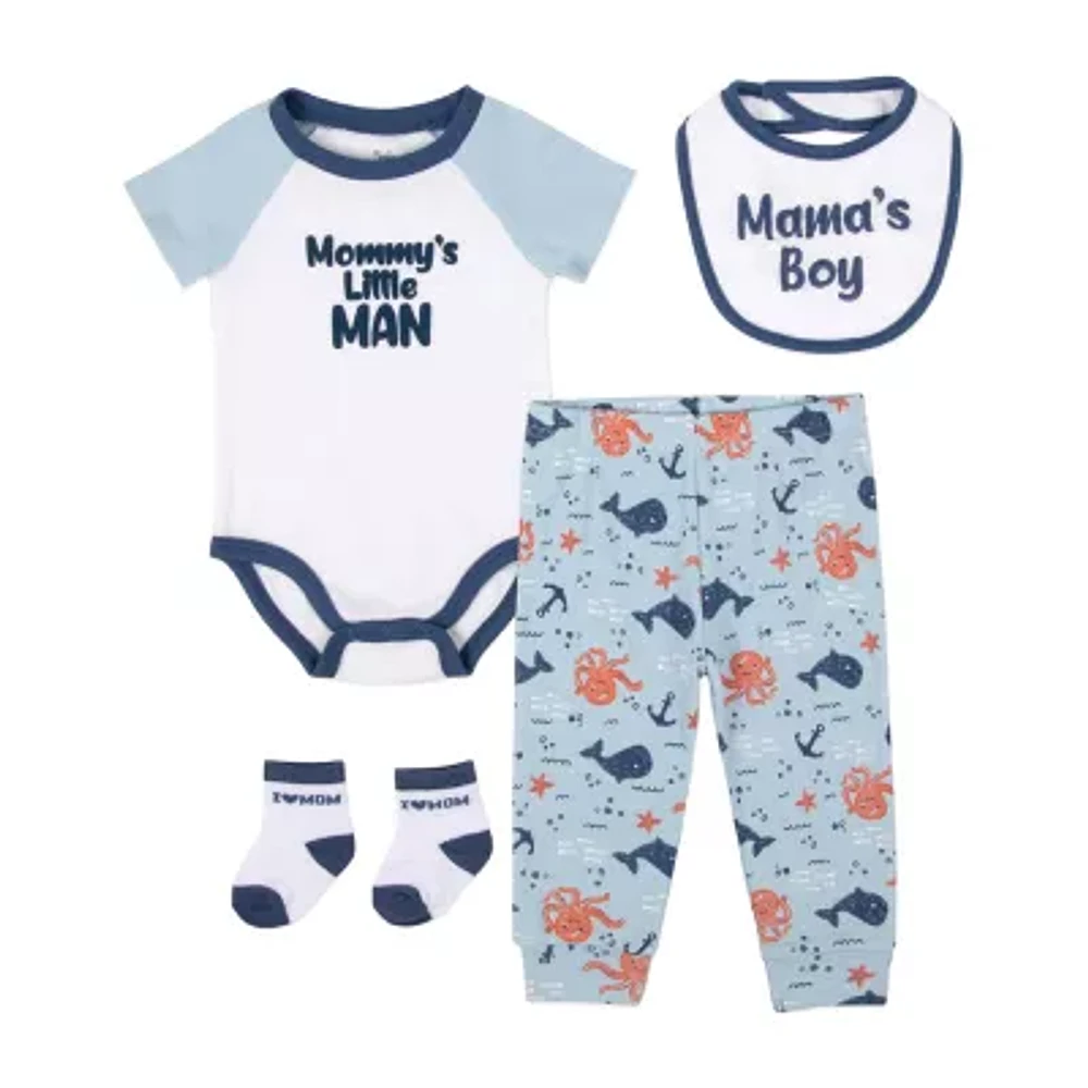 Baby Essentials Boys 4-pc. Clothing Set