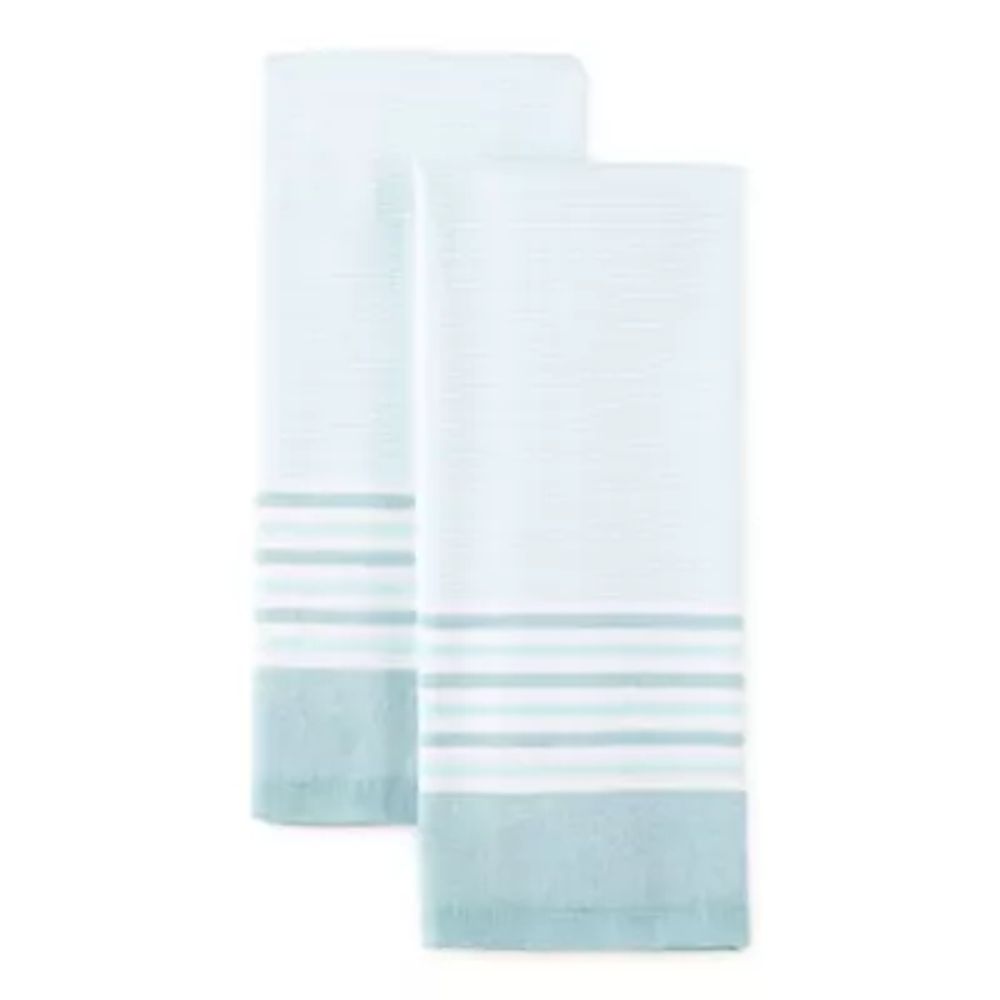 Cooks Haru Stripe Dual Purpose 2-pc Kitchen Towel Set