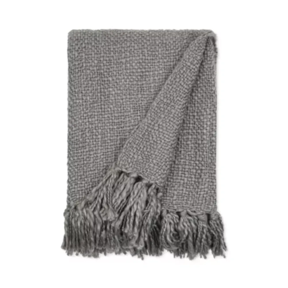 Casual Comfort Slub Yarn Washable Midweight Throw