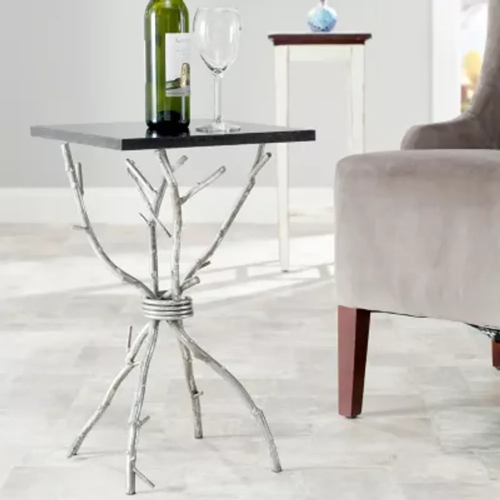 Alexa Marble Top Accent Table