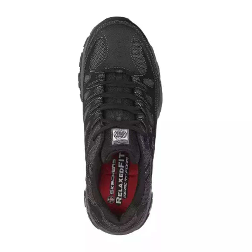 Skechers Cankton Mens Round Steel Toe Work Shoes