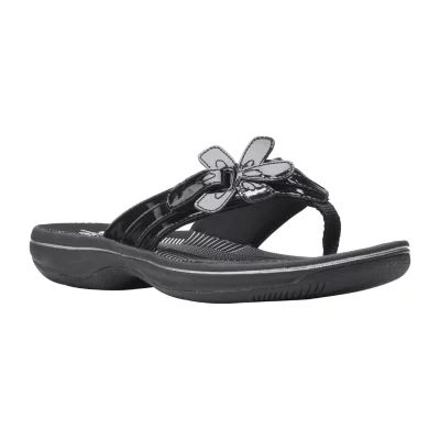 Clarks Womens Cloudsteppers Brinkley Flora Flip-Flops