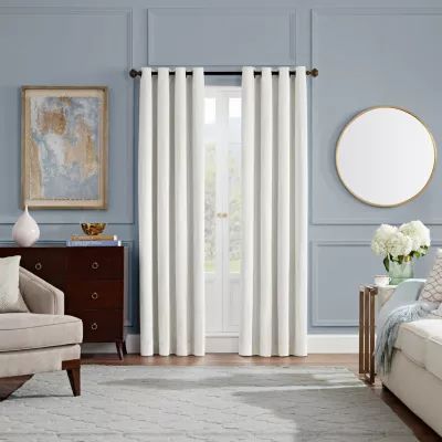 Eclipse Karla Grommet Top Energy Saving Blackout Single Curtain Panel