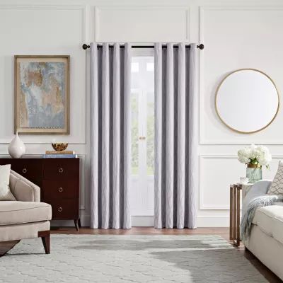 Eclipse Wendell Grommet Top Energy Saving Blackout Single Curtain Panel
