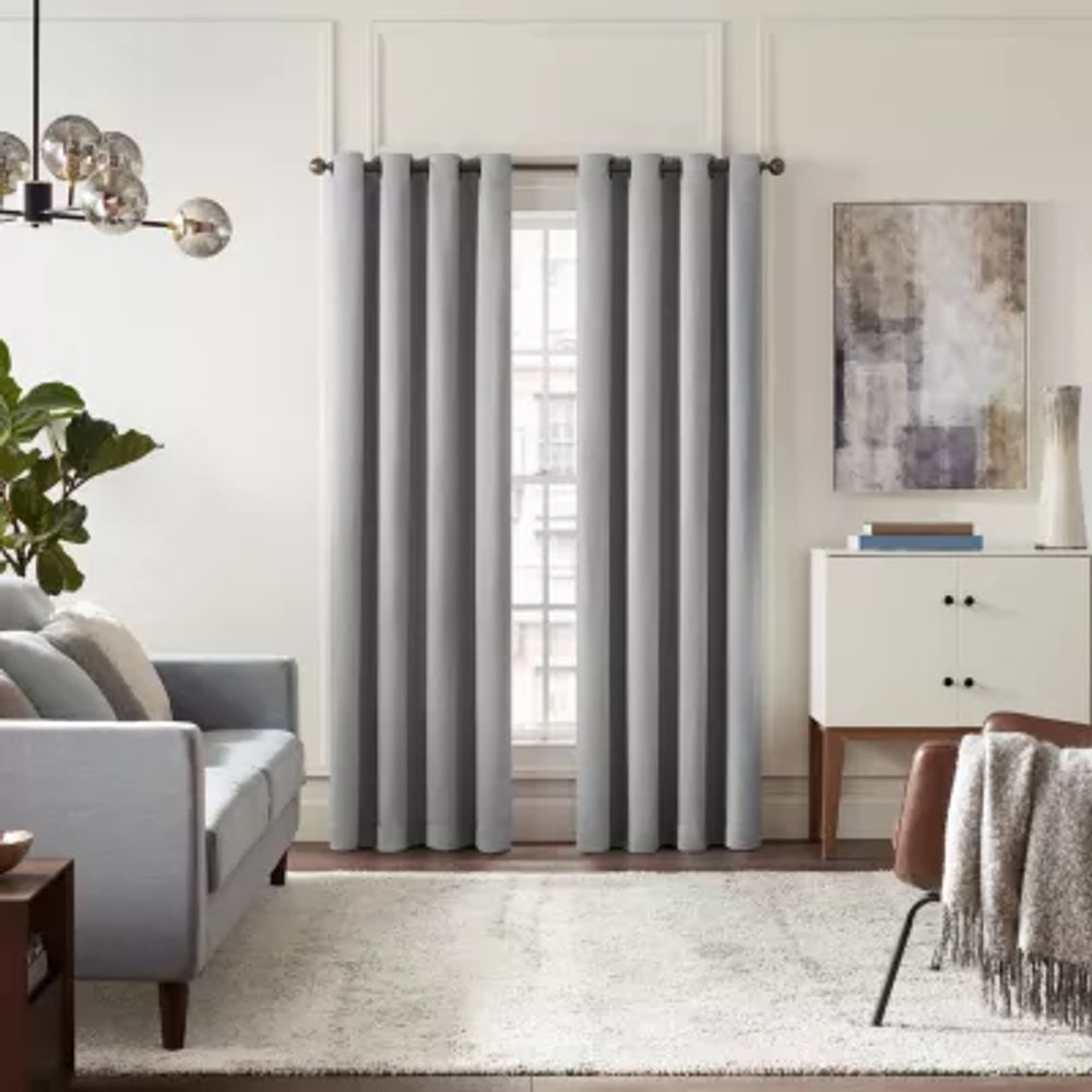 Eclipse Hayward Grommet Top Energy Saving Blackout Single Curtain Panel