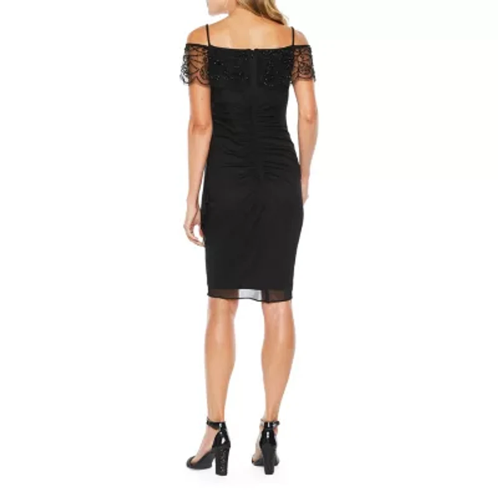 DJ Jaz Sleeveless Embellished Sheath Dress
