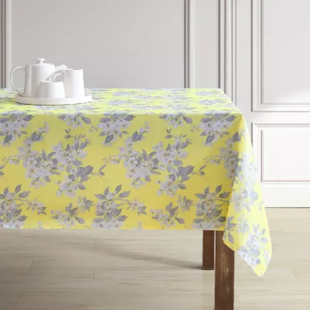 Laura Ashley Easy Care Tablecloth - Apple Blossom