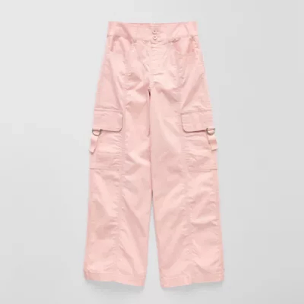 Vanilla Star Big Kid Girls Wide Leg Cargo Pant