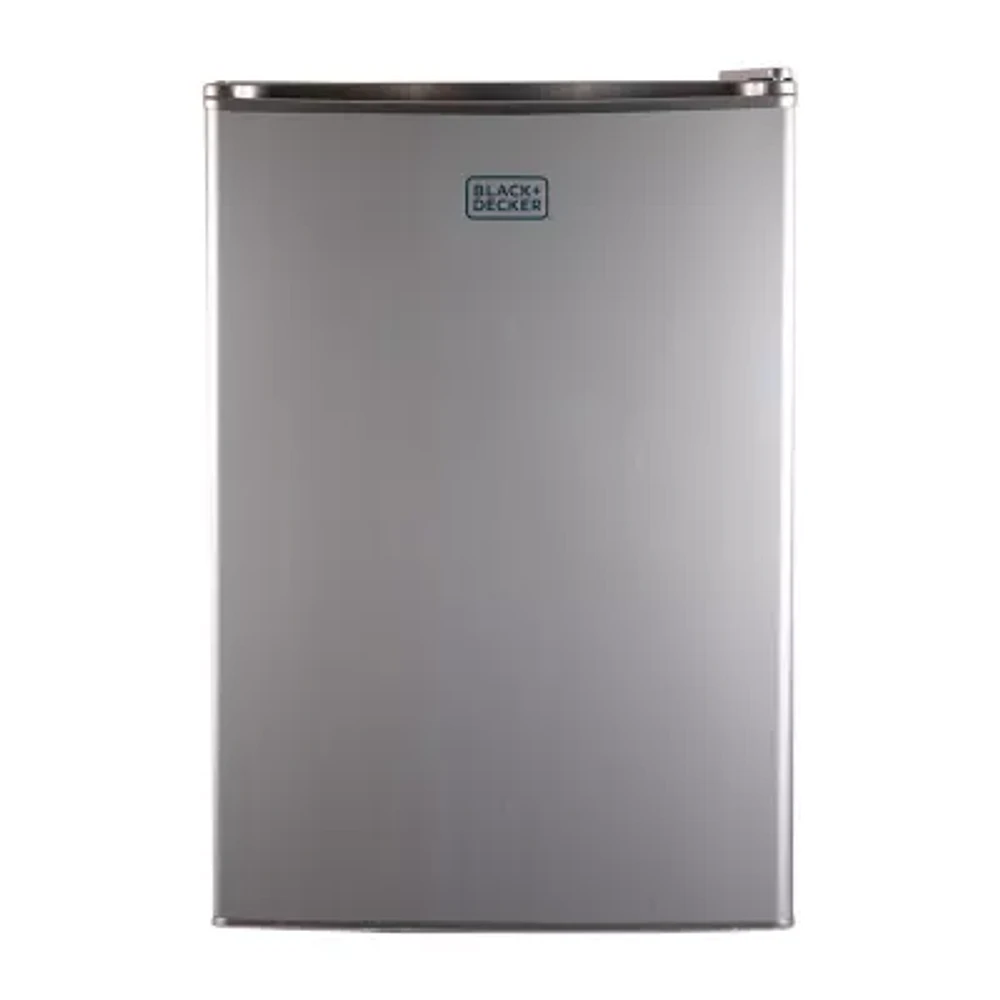 BLACK+DECKER 2.5-Cu. Ft. Compact Refrigerator - Stainless Steel