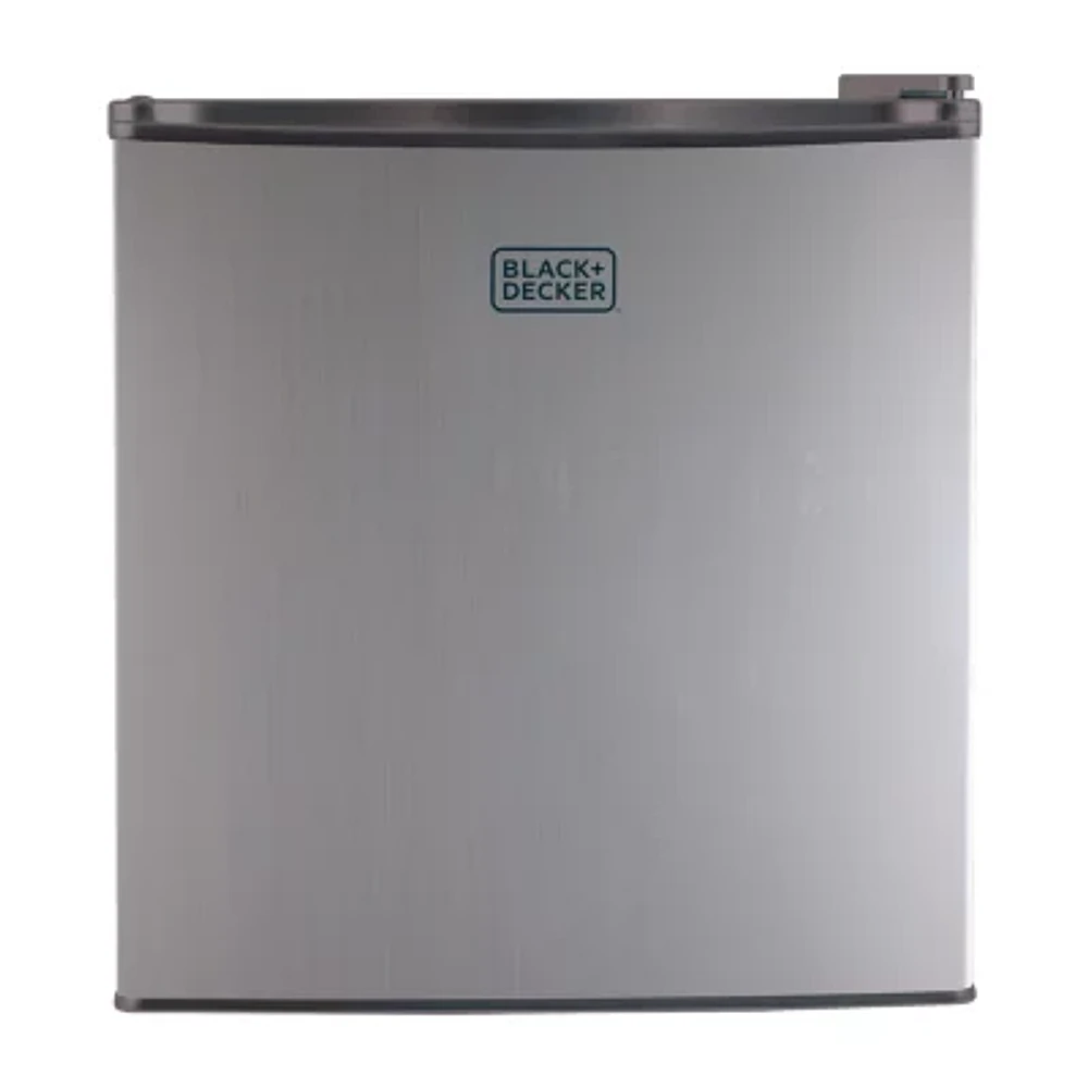 BLACK+DECKER 1.7-Cu. Ft. Compact Refrigerator - Stainless Steel