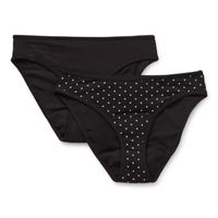 Playground Pals Little & Big Kid Girls 2 Pack Period + Leak Resistant High Cut Panty Rj4491c-As1