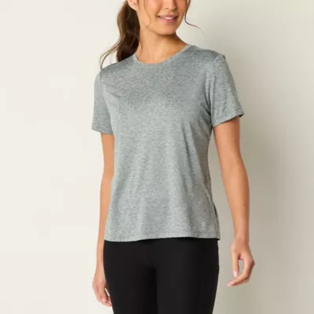 Xersion Womens Performance Crew Neck Short Sleeve T-Shirt