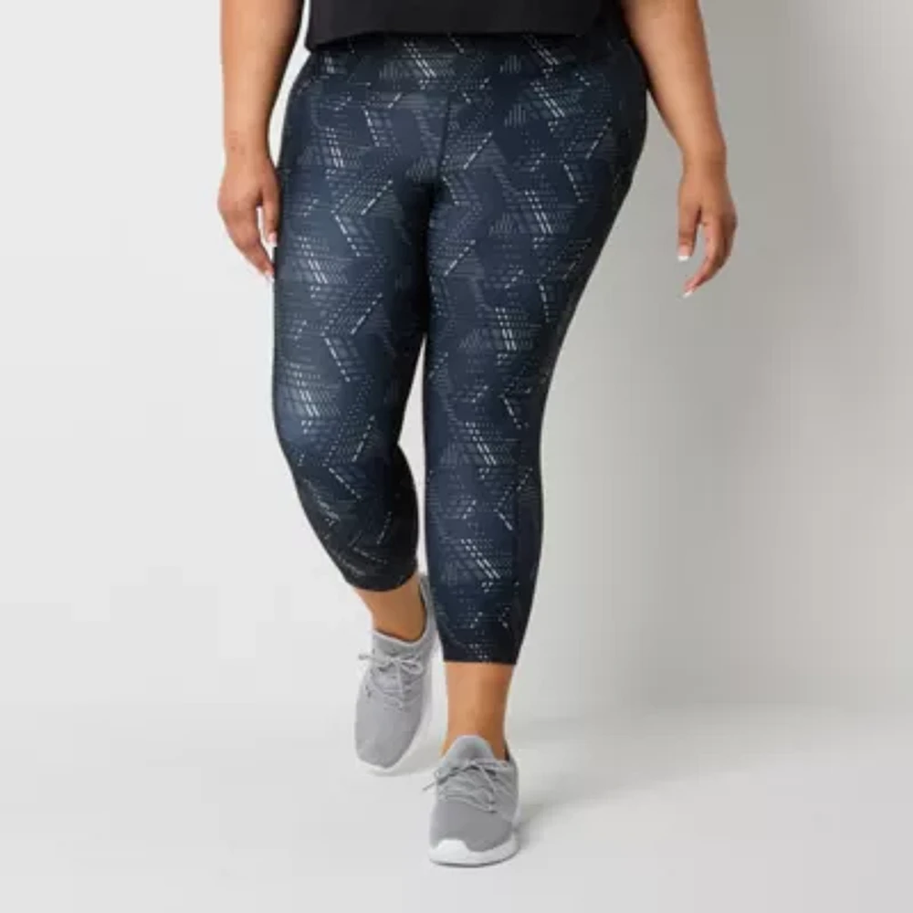 Xersion EverUltra Womens High Rise 21 1/2" Plus Cropped Legging