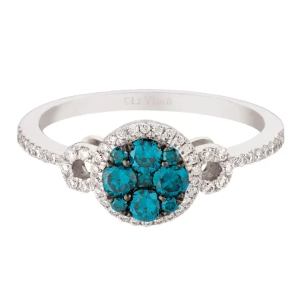 Le Vian® Grand Sample Sale™ Vanilla Diamonds® & Blueberry Diamonds® Ring set in 14K Vanilla Gold®