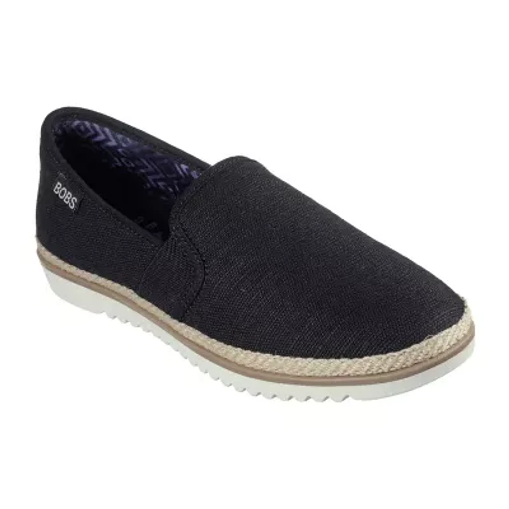 Skechers Bobs Flexpadrille Lo Womens Closed Toe Slip-On Shoe