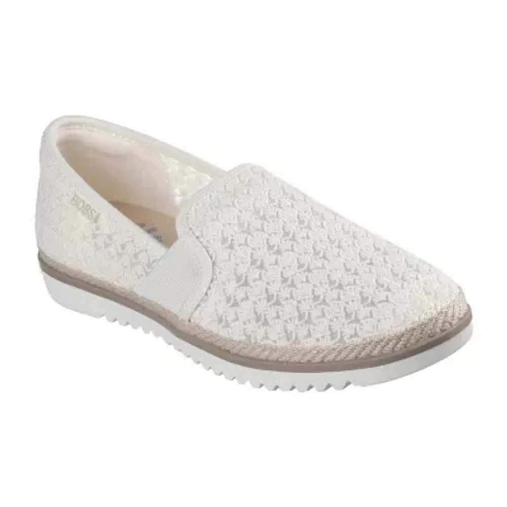 Skechers Bobs Flexpadrille Lo Too Ritz Womens Closed Toe Slip-On Shoe