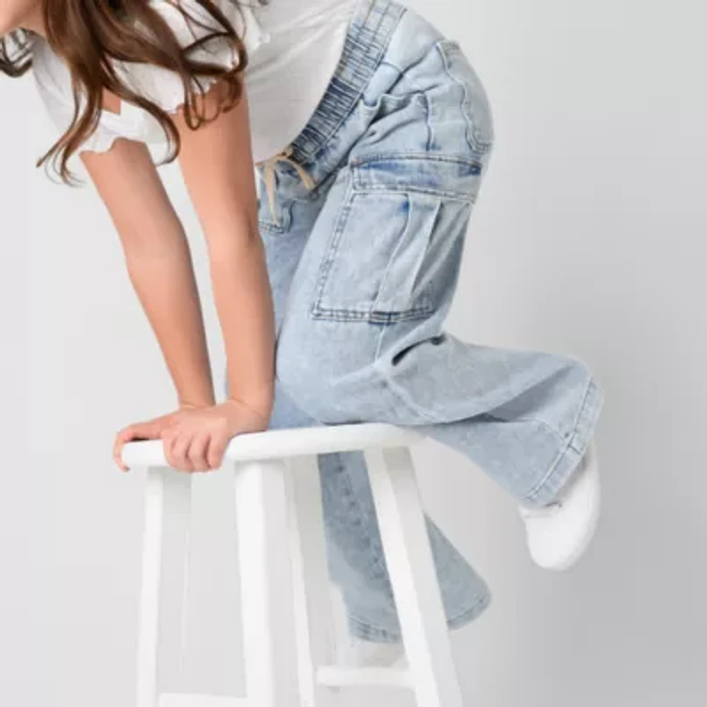 Vanilla Star Ultra Cozy Big Kid Girls Wide Leg Cargo Pant