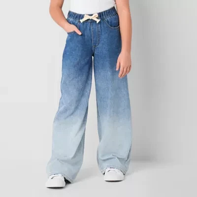 Vanilla Star Big Kid Girls Ultra Cozy Wide Leg Jean