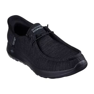 Skechers Mens Go Walk Max Free Hands Slip-Ins Slip-On Walking Shoes Wide Width