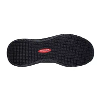 Skechers Hands Free Slip-Ins Squad Chaos Sr Urgran Mens Moc Closed Toe Work Shoes