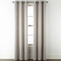 Regal Home Delaney Diamond Grommet Top Embossed Blackout Set of 2 Curtain Panel