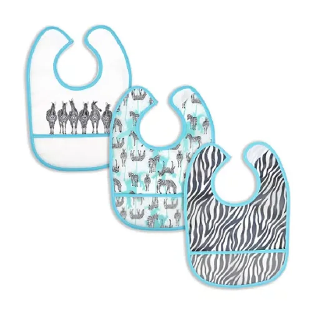 3 Stories Trading Company Baby Mode 3 Pack Peva Bibs - 3 pieces