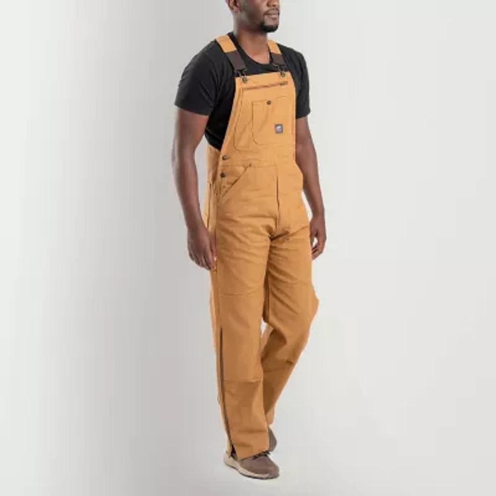 Berne Slab Unlined Duck Bib Mens Big and Tall Workwear Overall