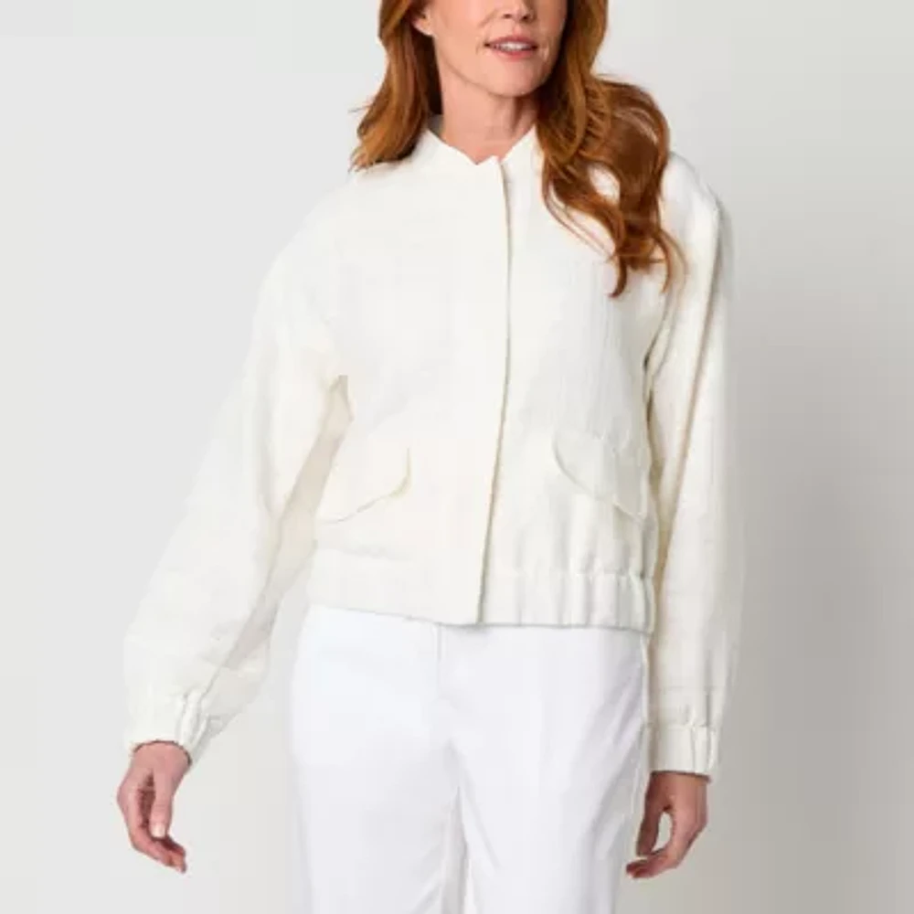 Liz Claiborne Womens Lightweight Bomber Jacket